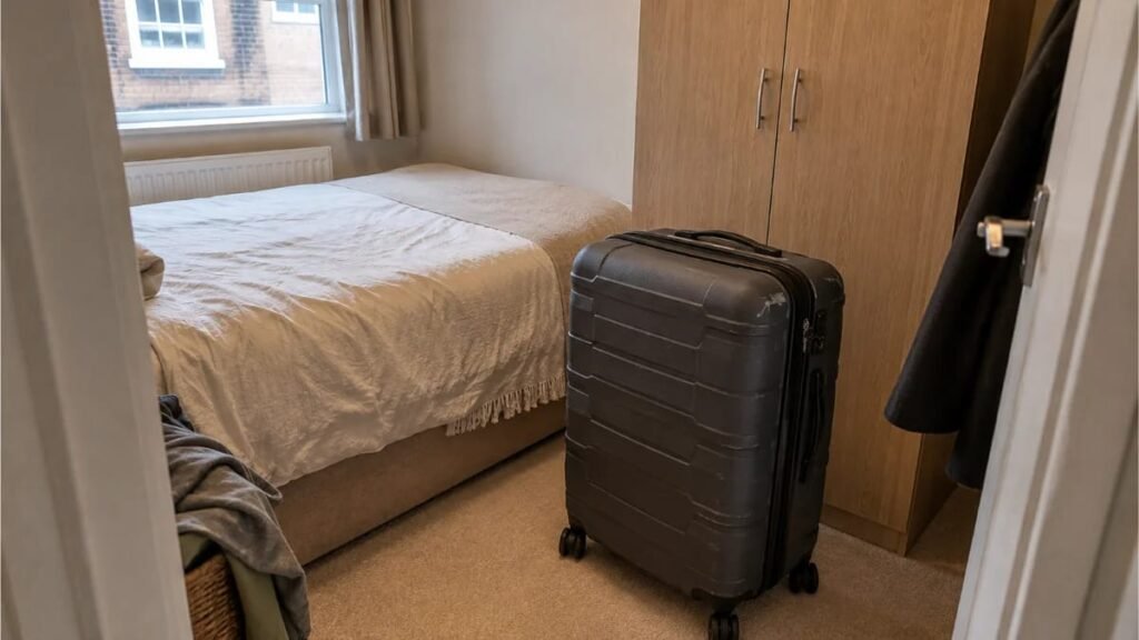 where to store large suitcases
