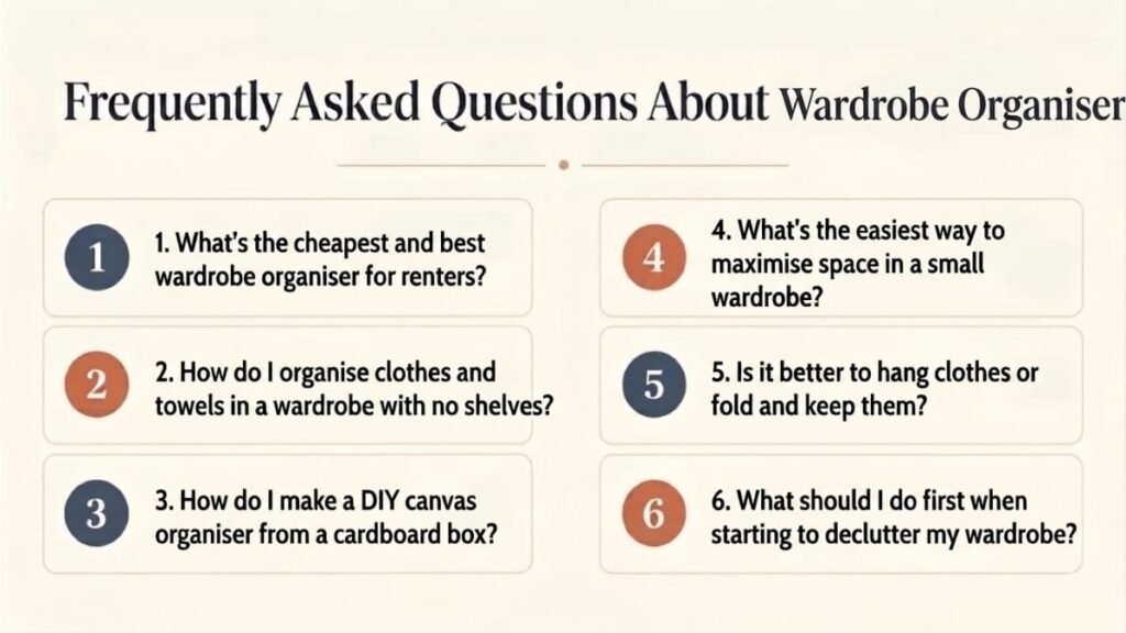Frequently asked questions about wardrobe organizers for renters and small spaces